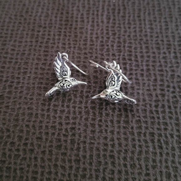 Annika Witt Silver🤍 Hummingbird🪶 Earrings - Picture 4 of 16